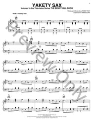 Yakety sax sheet music hotsell